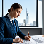 건축기술사와 토목기술사의 차이 - **

"A professional female architect in a modern, well-lit office, reviewing blueprints for a skyscr...