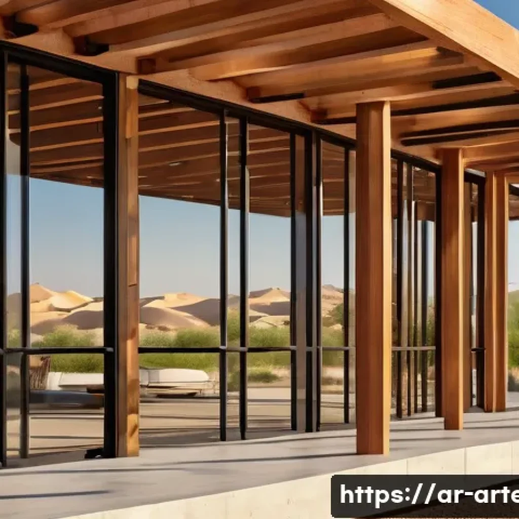 건축기술사 시험에 자주 출제되는 이론 - A detailed architectural cross-section of a modern building structure designed for the Middle Easter...