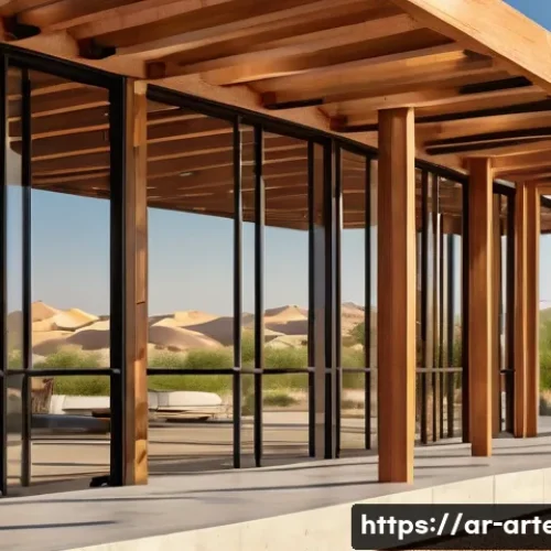 건축기술사 시험에 자주 출제되는 이론 - A detailed architectural cross-section of a modern building structure designed for the Middle Easter...